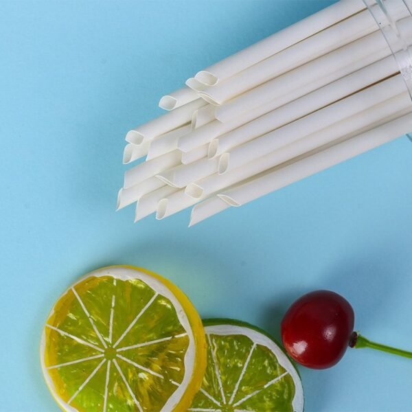 6mm Disposable Drinking Straw Bamboo Fiber Straws - 图片 3